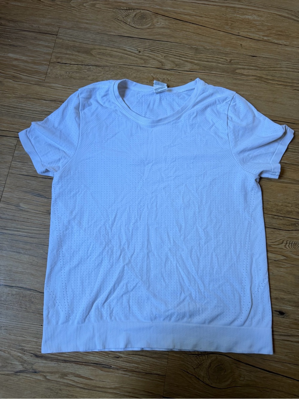 Athleta In Motion Seamless Tee – Women’s Medium White Gym Running